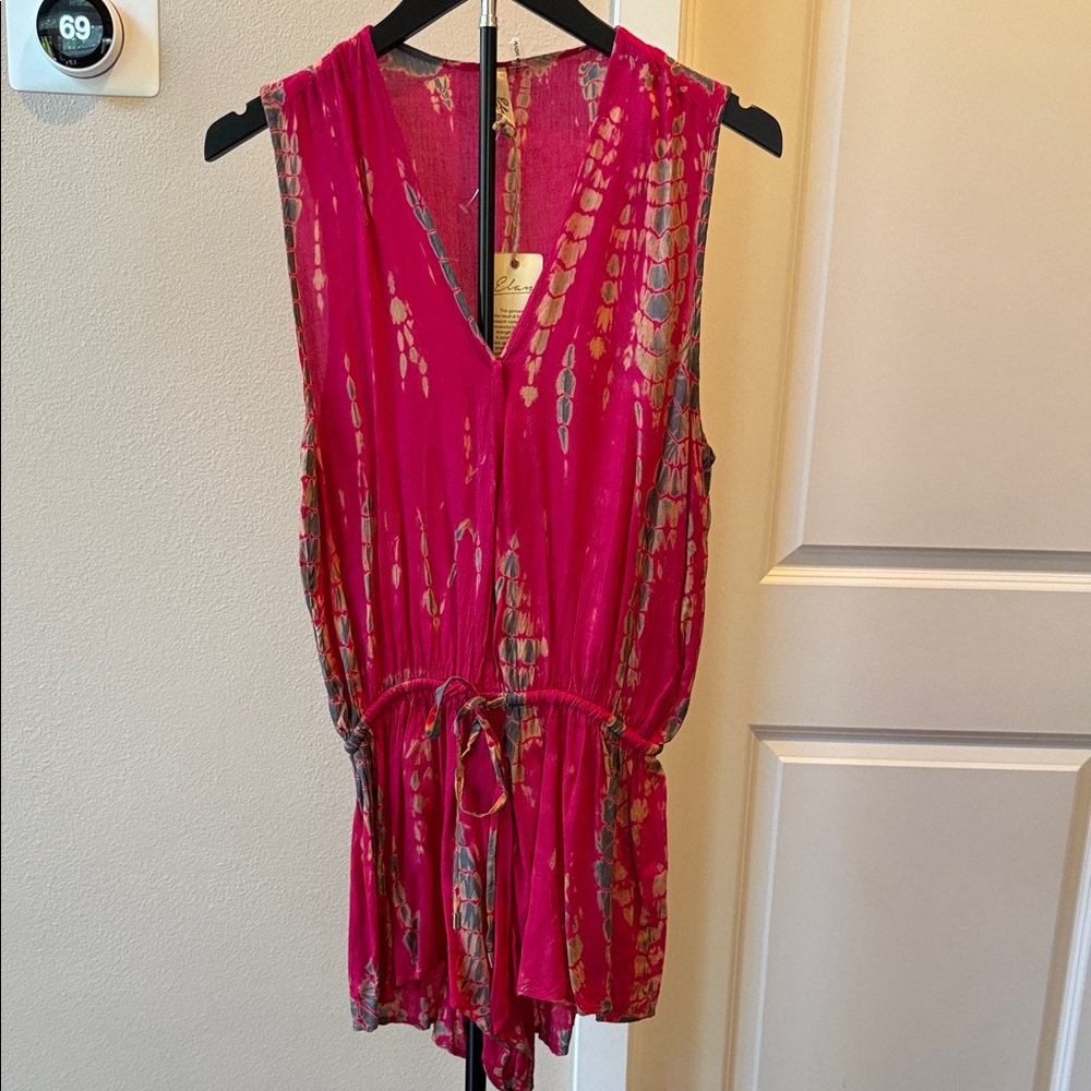 Elodie Pink and Gold Jumpsuit